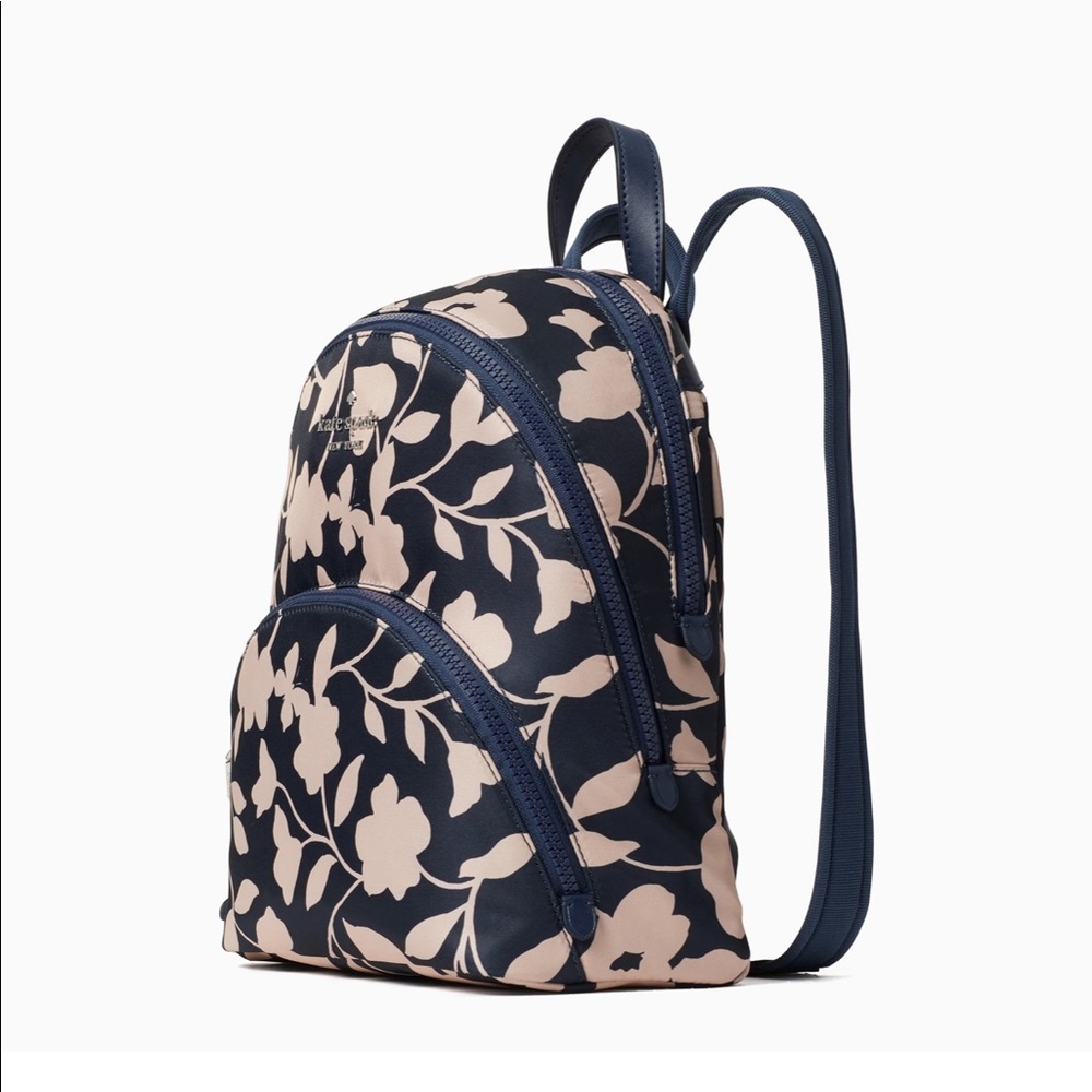 KATE SPADE KARISSA NYLON GARDEN VINE MEDIUM BACKPA - Picture 3 of 16